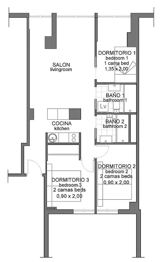Apartment In Bilbao City Center, Families And Groups